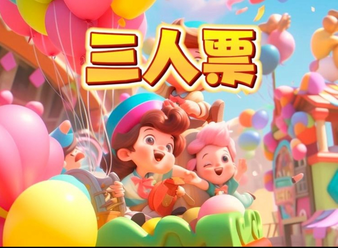 乐哈哈欢乐世界三人全天畅玩票|戏水抓鱼 10万平无动力乐园一票通玩50多项无动 力设备|随买随用